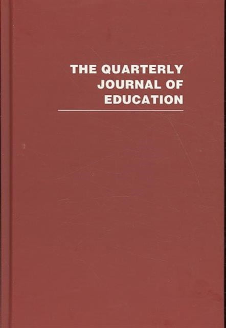 Book cover of: Quarterly Journal of Education. By: Various Routled