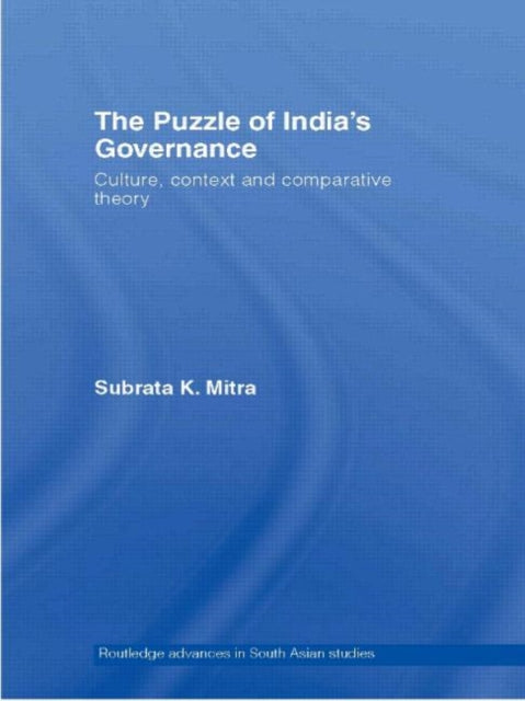 Book cover of: Puzzle of India's Governance. By: Subrata K. Mitra