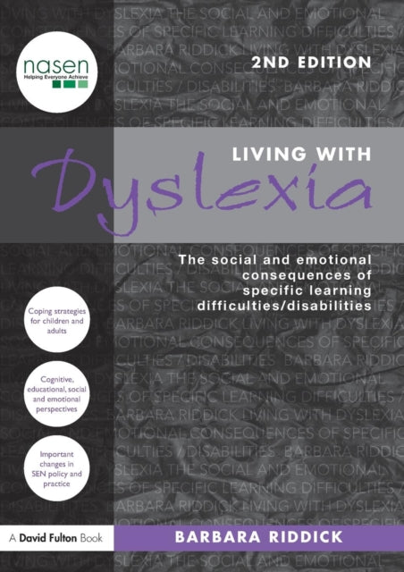 Book cover of: Living With Dyslexia. By: Barbara Riddick