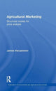 Book cover of: Agricultural Marketing. By: James Vercammen