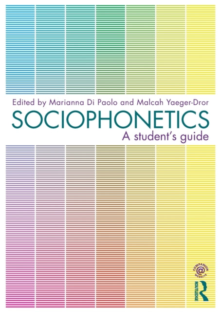 Book cover of: Sociophonetics. By: Marianna Di Paolo