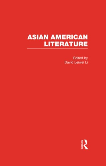 Book cover of: Asian American Literature. By: David Leiwei Li