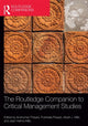 Book cover of: Routledge Companion to Critical Management Studies