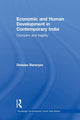 Book cover of: Economic and Human Development in Contemporary India