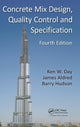 Book cover of: Concrete Mix Design, Quality Control and Specification