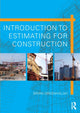 Book cover of: Introduction to Estimating for Construction. By: Brian Greenhalgh