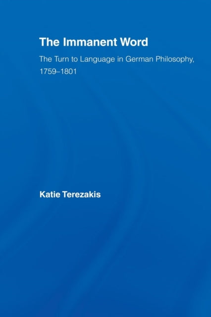 Book cover of: Immanent Word. By: Katie Terezakis