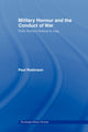 Book cover of: Military Honour and the Conduct of War. By: Robinson, Paul