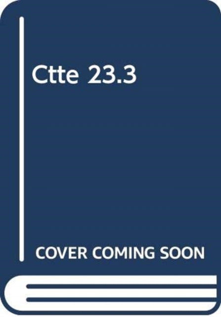 Book cover of: Ctte 23.3