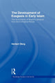 Book cover of: Development of Exegesis in Early Islam. By: Herbert Berg