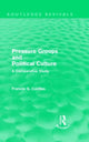 Book cover of: Pressure Groups and Political Culture (Routledge Revivals). By: Francis CASTLES
