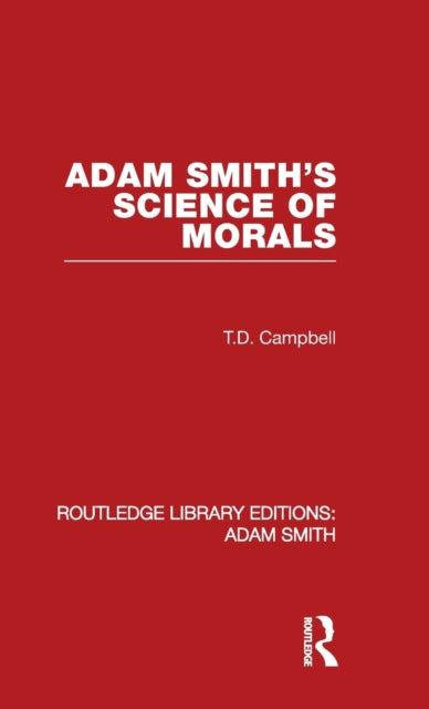 Book cover of: Adam Smith's Science of Morals