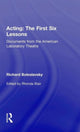Book cover of: Acting: The First Six Lessons. By: Richard Boleslavsky