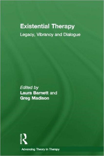 Book cover of: Existential Therapy. By: Laura Barnett