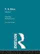 Book cover of: T.S. Eliot Volume 2. By: Michael Grant