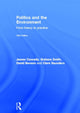 Book cover of: Politics and the Environment. By: James Connelly