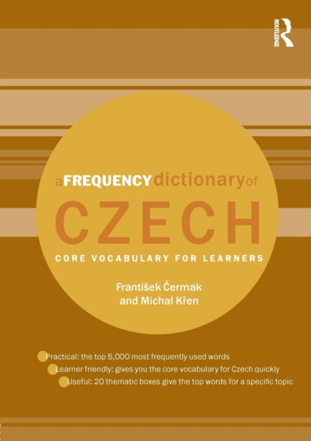 Book cover of: Frequency Dictionary of Czech. By: František Čermák