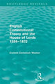 Book cover of: English Constitutional Theory and the House of Lords 1556-1832 (Routledge Revivals). By: Corinne Weston