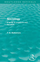 Book cover of: Sociology (Routledge Revivals). By: Tom B. Bottomore
