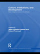 Book cover of: Culture, Institutions, and Development