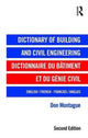 Book cover of: Dictionary of Building and Civil Engineering. By: Don Montague