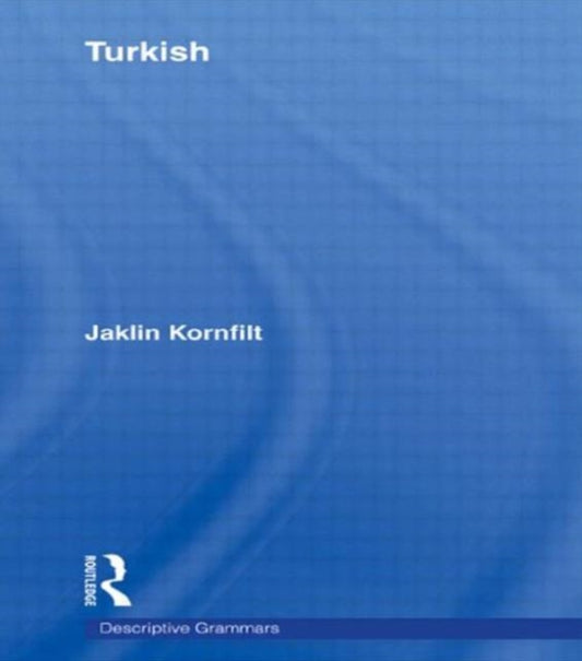 Book cover of: Turkish. By: Jaklin Kornfilt