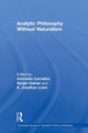 Book cover of: Analytic Philosophy Without Naturalism. By: Antonella Corradini