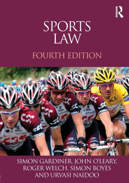 Book cover of: Sports Law. By: Simon Gardiner