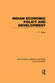 Book cover of: Indian Economic Policy and Development. By: Bauer, P. T.