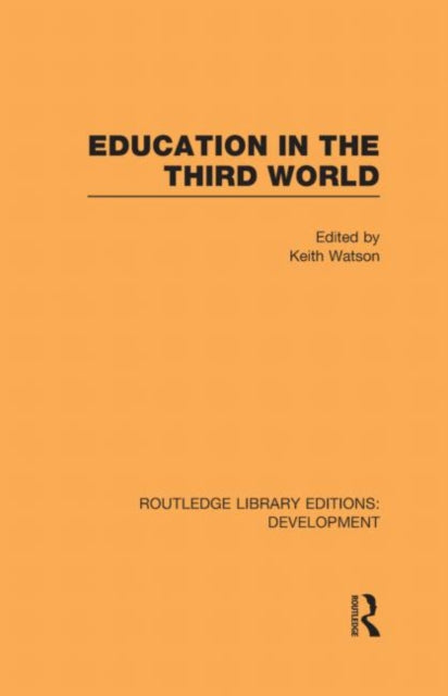 Book cover of: Education in the Third World. By: Keith Watson
