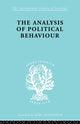 Book cover of: Analysis of Political Behaviour. By: Harold Dwight Lasswell