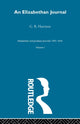 Book cover of: Elizabethan Journal V1