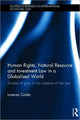 Book cover of: Human Rights, Natural Resource and Investment Law in a Globalised World. By: Lorenzo Cotula