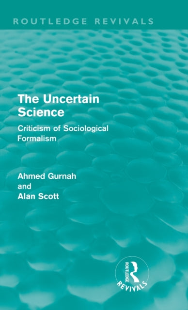Book cover of: Uncertain Science. By: Ahmed Gurnah