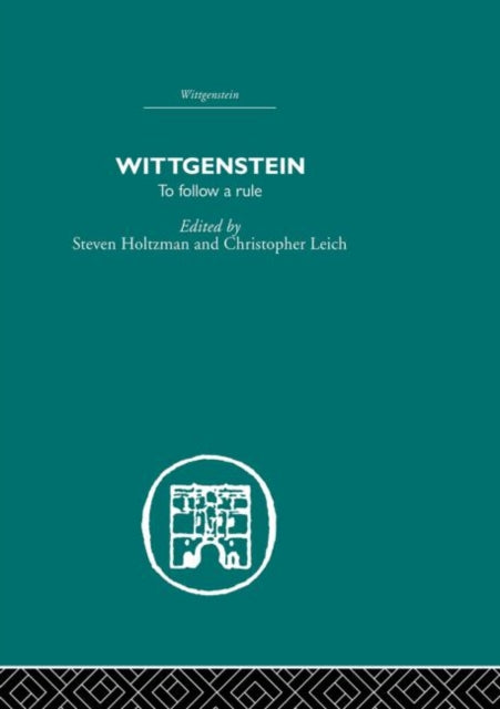 Book cover of: Wittgenstein. By: Steven Holtzman