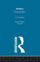 Book cover of: Hobbes. By: D. D. Raphael
