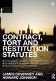 Book cover of: Contract, Tort and Restitution Statutes 2012-2013