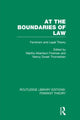 Book cover of: At the Boundaries of Law (RLE Feminist Theory). By: Martha Fineman