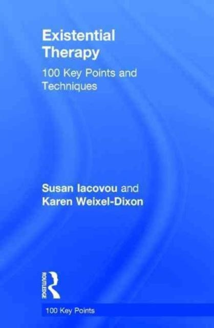 Book cover of: Existential Therapy. By: Susan Iacovou