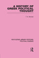 Book cover of: History of Greek Political Thought (Routledge Library Editions: Political Science Volume 34). By: Sinclair, T. A.