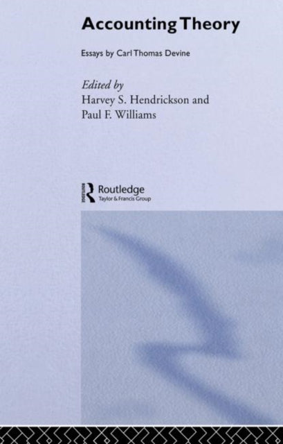 Book cover of: Accounting Theory. By: Harvey Hendrickson