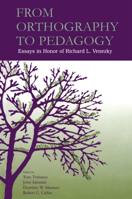 Book cover of: From Orthography to Pedagogy. By: Thomas R. Trabasso