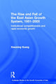 Book cover of: Rise and Fall of the East Asian Growth System, 1951-2000. By: Huang Xiaoming