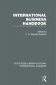 Book cover of: International Business Handbook (RLE International Business). By: V. H. Kirpalani