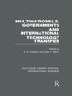 Book cover of: Multinationals, Governments and International Technology Transfer (RLE International Business). By: Edward Safarian
