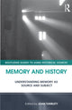 Book cover of: Memory and History
