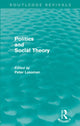 Book cover of: Politics and Social Theory. By: Peter Lassman
