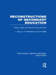 Book cover of: Reconstructions of Secondary Education. By: John Gray