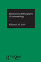 Book cover of: IBSS: Anthropology: 2010 Vol.56. By: British Library of Political and Economic Science Staff