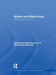 Book cover of: Waste and Recycling. By: Takayoshi Shinkuma
